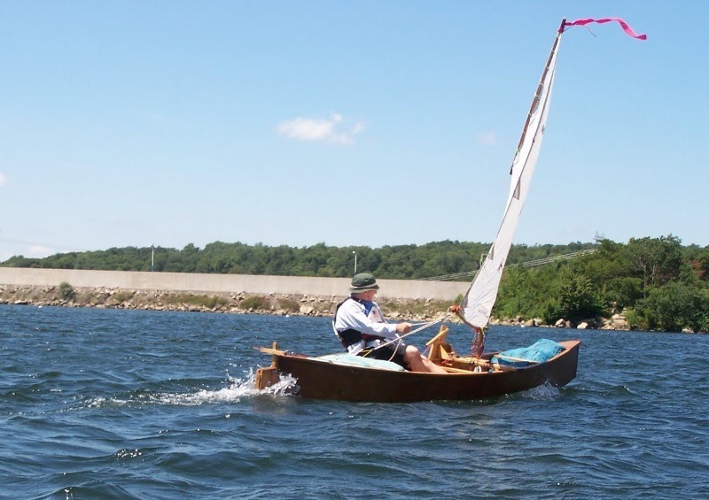 canoe sail 36 square feet with reef - really simple sails
